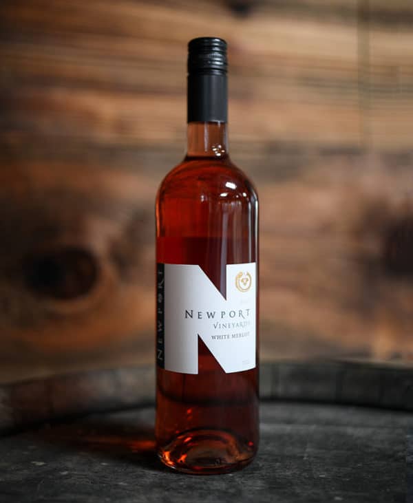 Newport Vineyards White Merlot Blush Wine