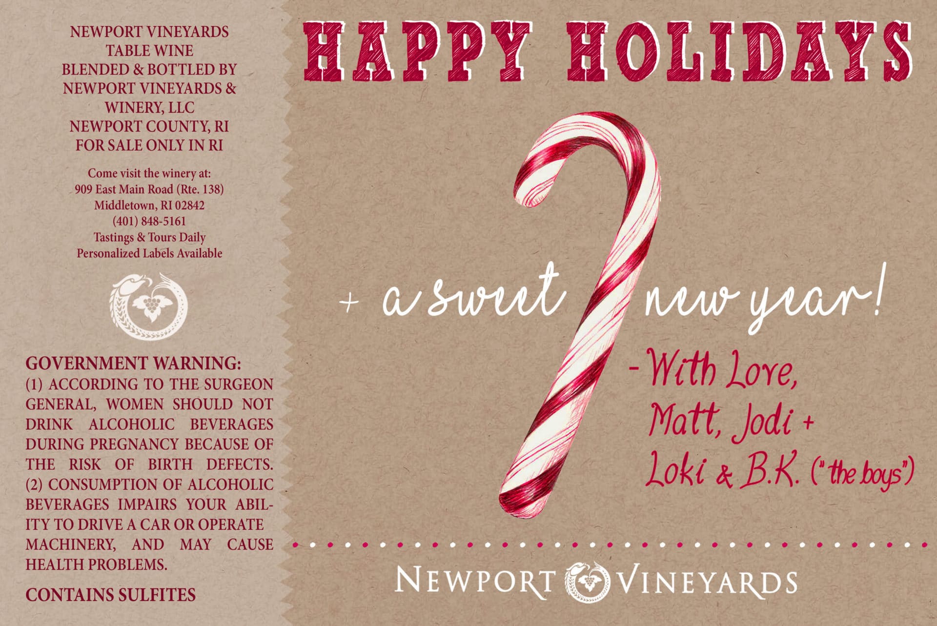 Holiday Label